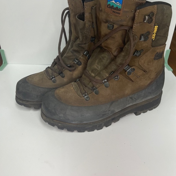 Men’s Cabela’s Goretex Meindl Brown Hiking Boot size 9.5 - Picture 4 of 9